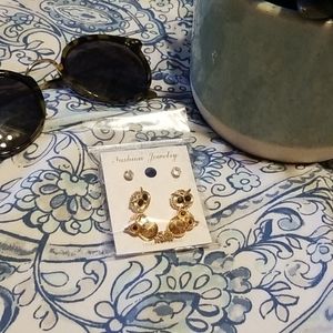 3 pack of Owl Earings